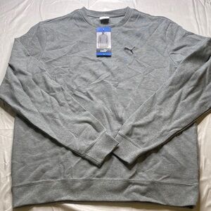 Puma Men's Heather Gray Crewneck Sweater‎